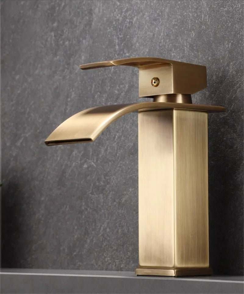 Bathroom Faucet Brass Antique Bronze Basin Faucets &