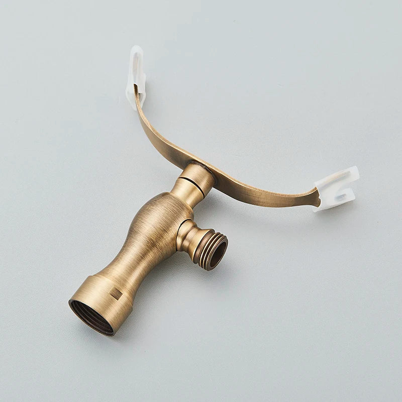 Retro European Bathtub Shower Faucet Handled Handshower Ceramics