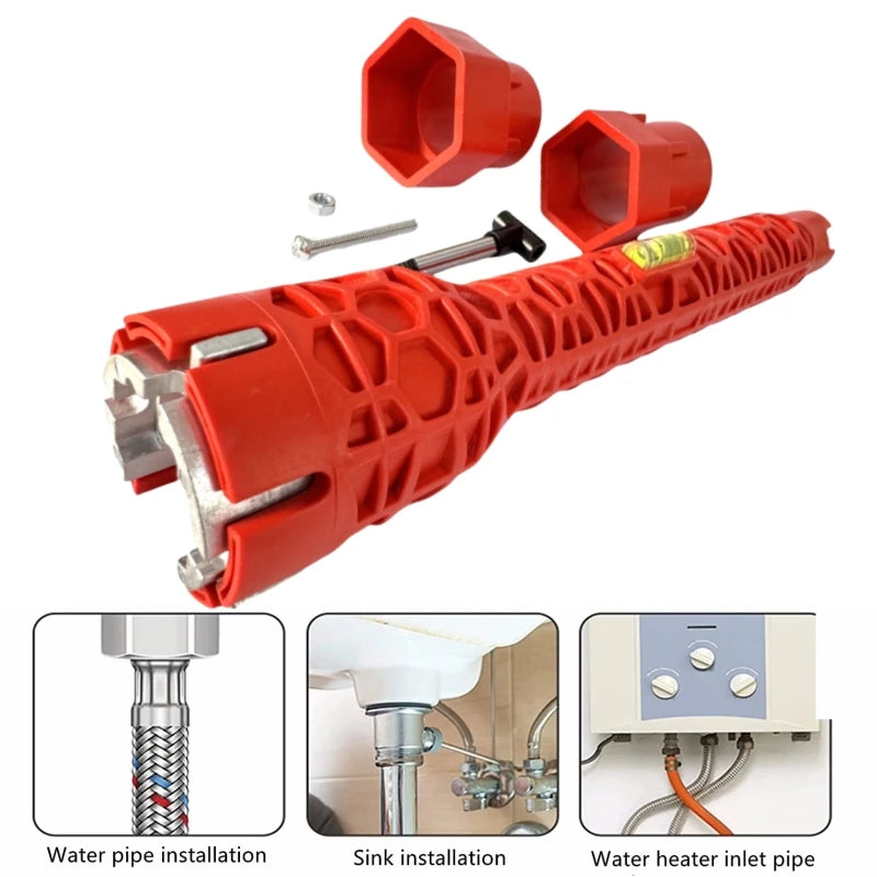 5/8 In Sink Faucet Wrench Repair Non-Slip Bathroom