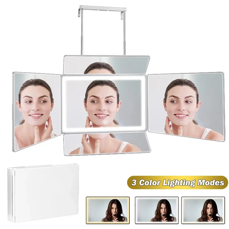 Way Mirror Self Hair Cutting 360 Mirror Braiding