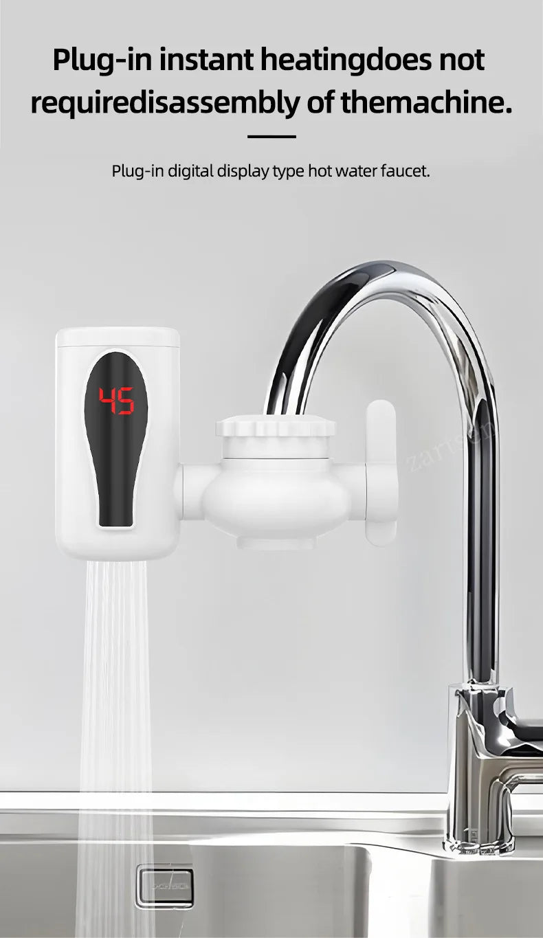 3000w Instant Electric Water Heater Rapid Heating Bathroom