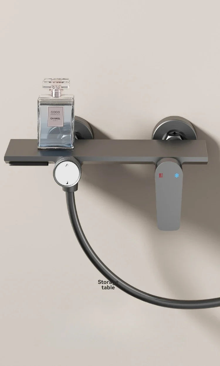 Two Ways Water Outlet Bathroom Shower System Wall