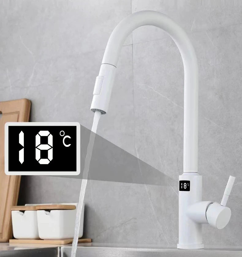 Smart Digital Touch On Faucets 304 Stainless Steel