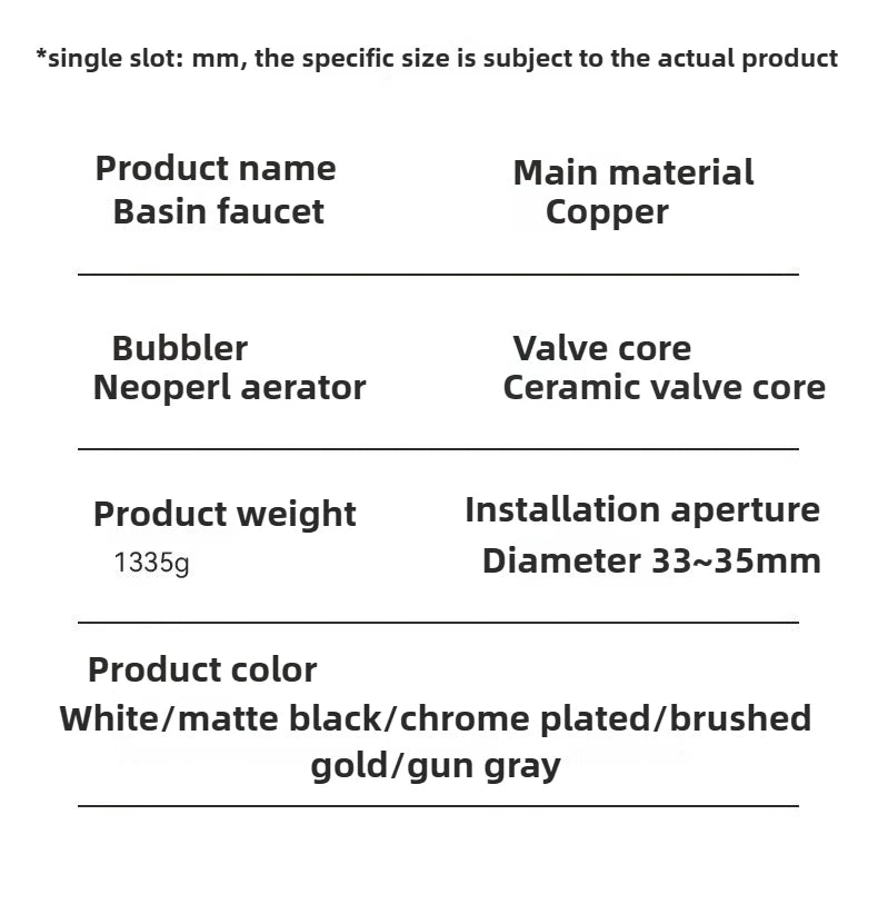 Modern Bathroom Sink Faucet Brass White Or Brushed