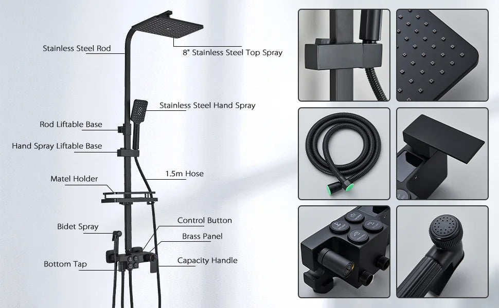 Cold Digital Bathroom Shower Quality Brass Bathroom Faucet