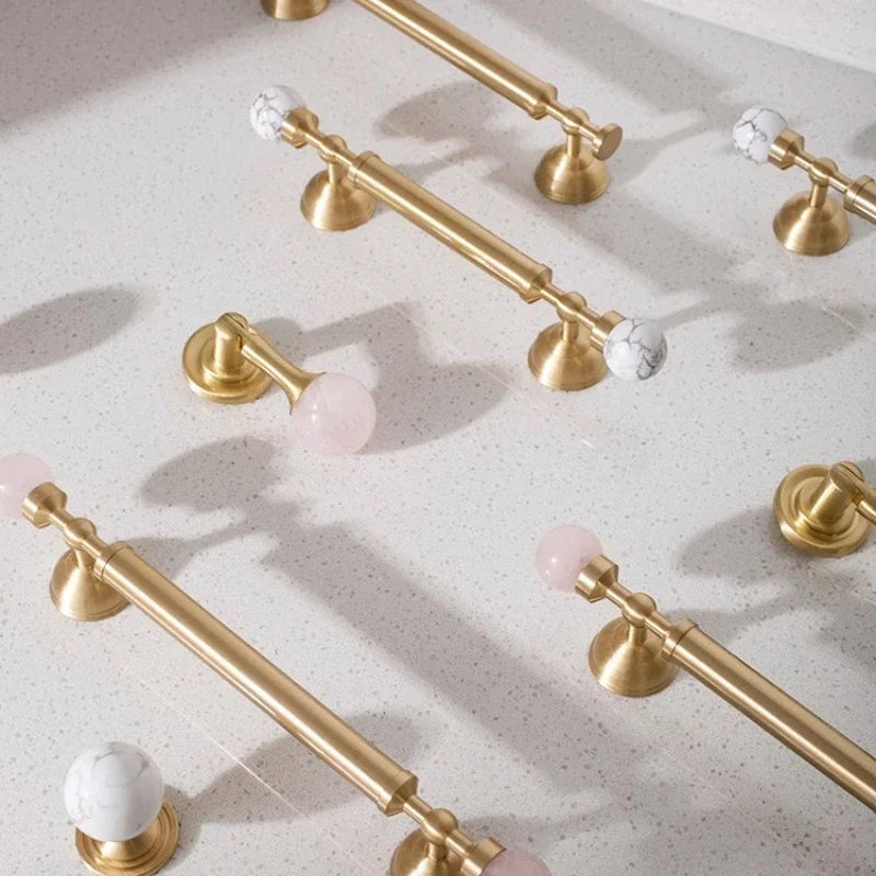 High End French Cabinet Handle Light Luxury Bathroom