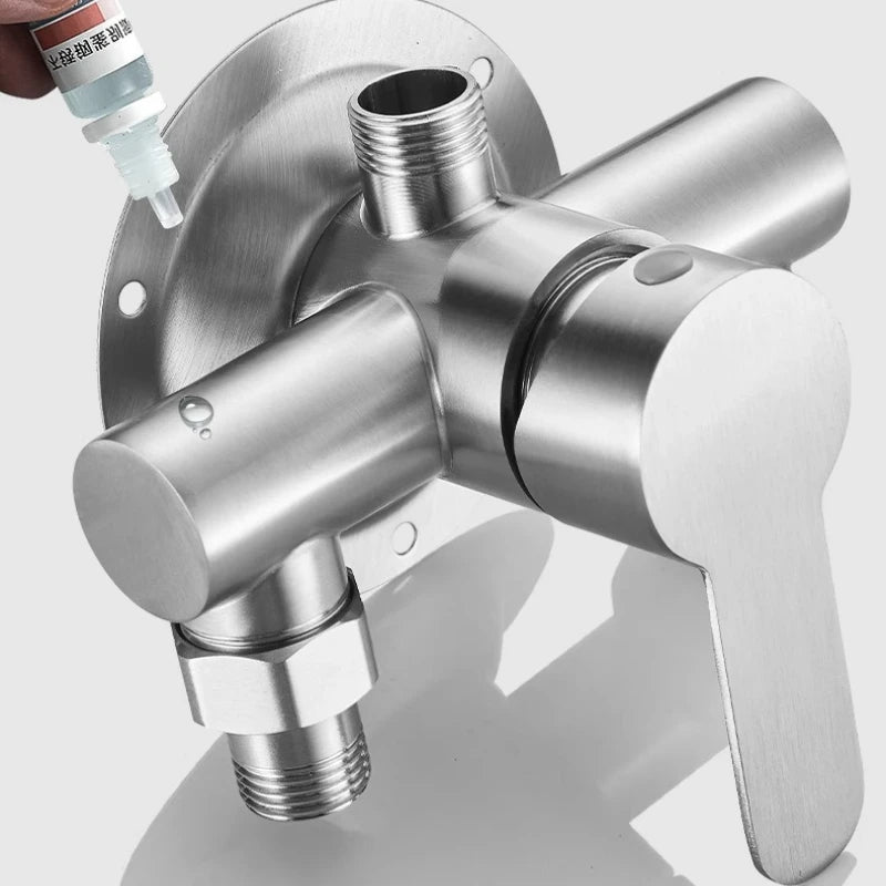 304 Stainless Steel Wall Mounted Cold Shower Mixer