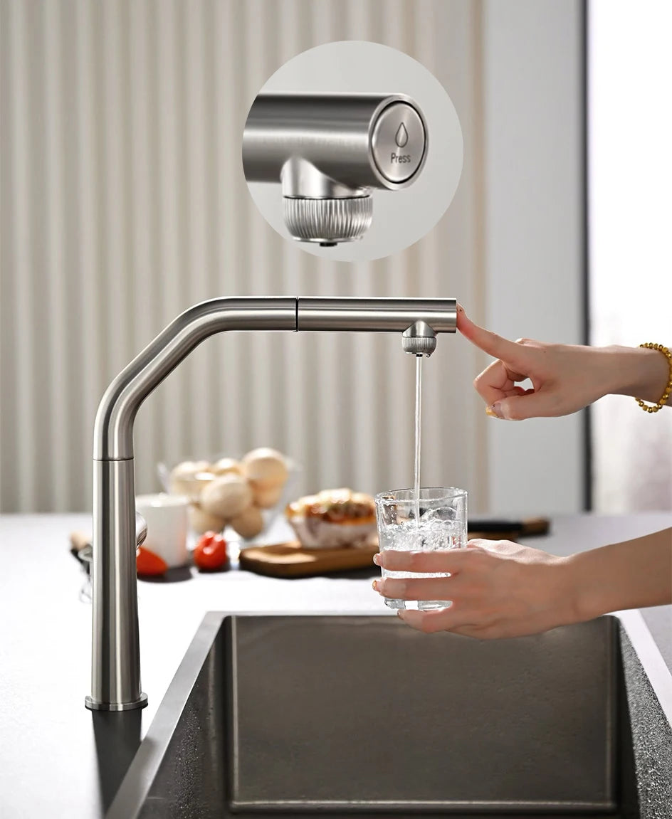 Vgx Gold Faucet Dual Spout Pure Drinking Water