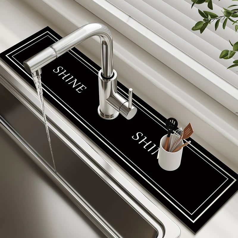 Classic Diotomite Sink Faucet Table Mat Toilet Drain
