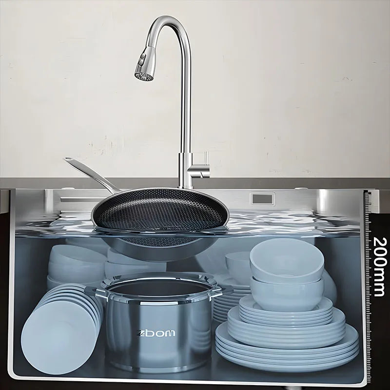 Multi-Functional Large-Capacity 304 Stainless Steel Rectangular
