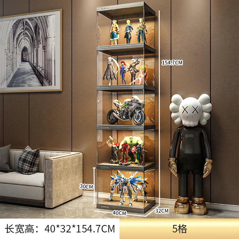 Vanity Luxury Living Room Cabinets Corner Display Storage