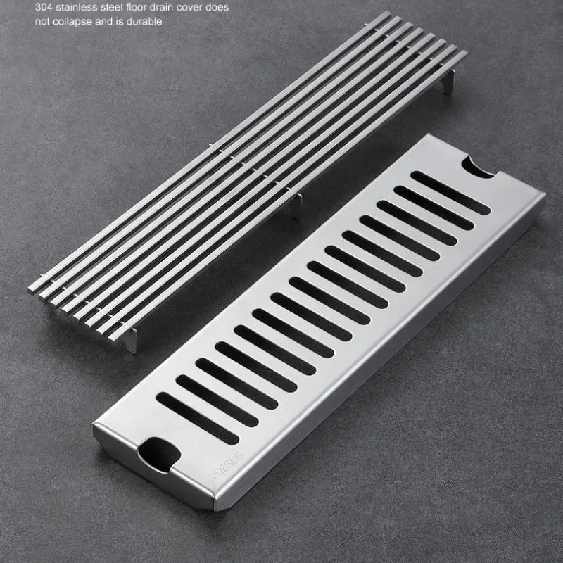 304 Stainless Steel Long Strip Floor Drain Cover