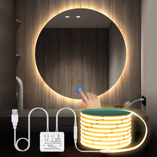 Makeup Mirror Backlight Lighting Cob 5v Usb Led