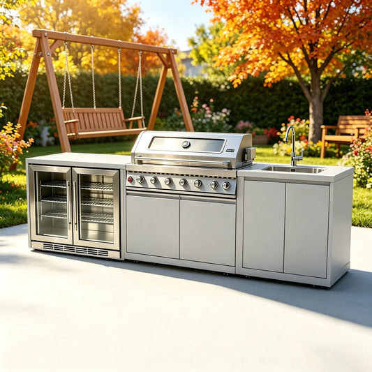 Full Outdoor Grill Sink & Modern Outdoor Kitchens