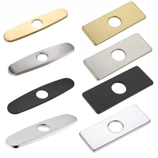 Sink Tap Hole Cover Escutcheon Plate Stainless Steel
