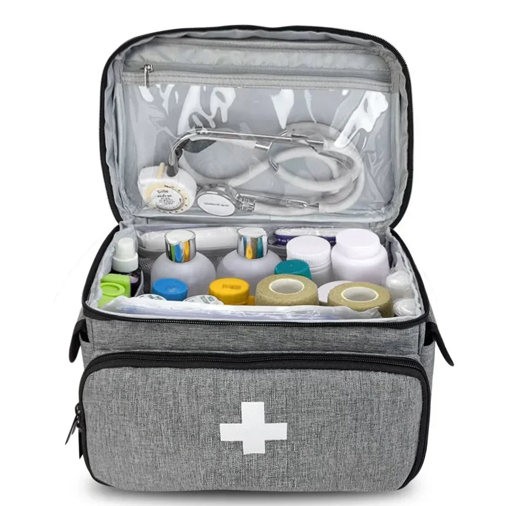 Travel First Aid Kit Bag Medical Carry Bag