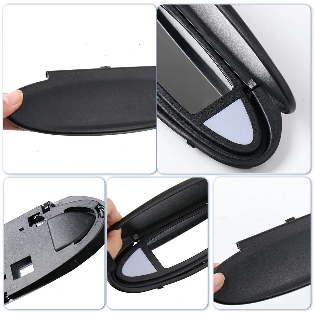 99773103115a12 Black Interior Sun Visor Makeup Mirror Replacement