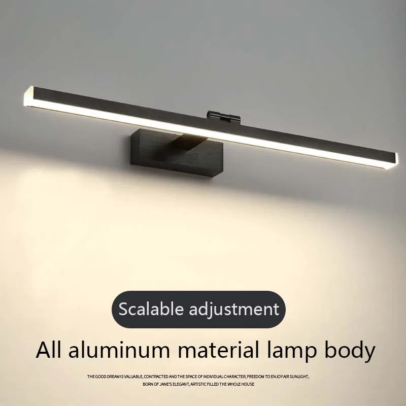 Led Modern Acrylic Wall Lamp White Black Mirror