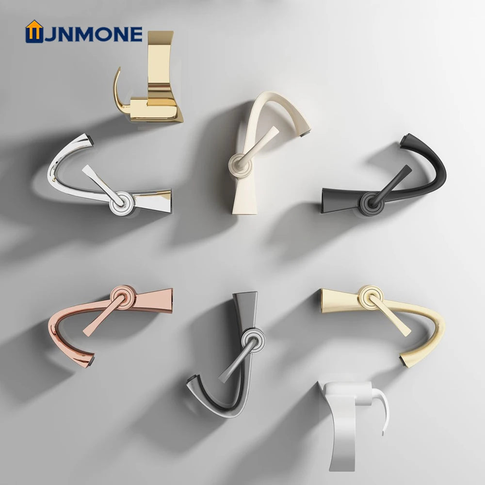 Modern Design Bathroom Sink Faucet Lever Hole Cold