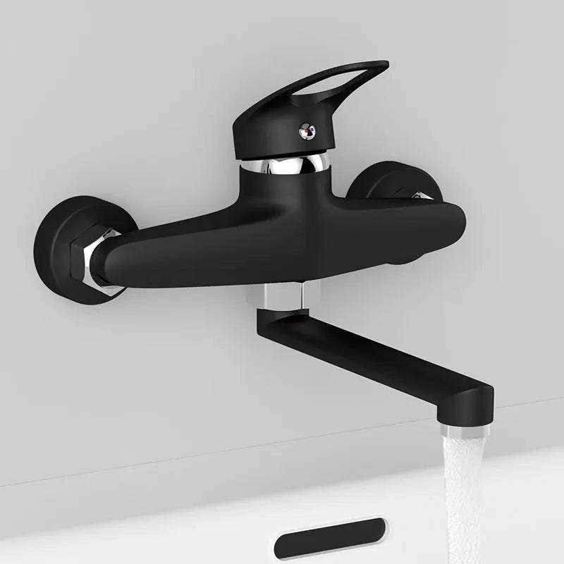 Faucet Mixers Wall Mounted Handle Mixer Tap Sink