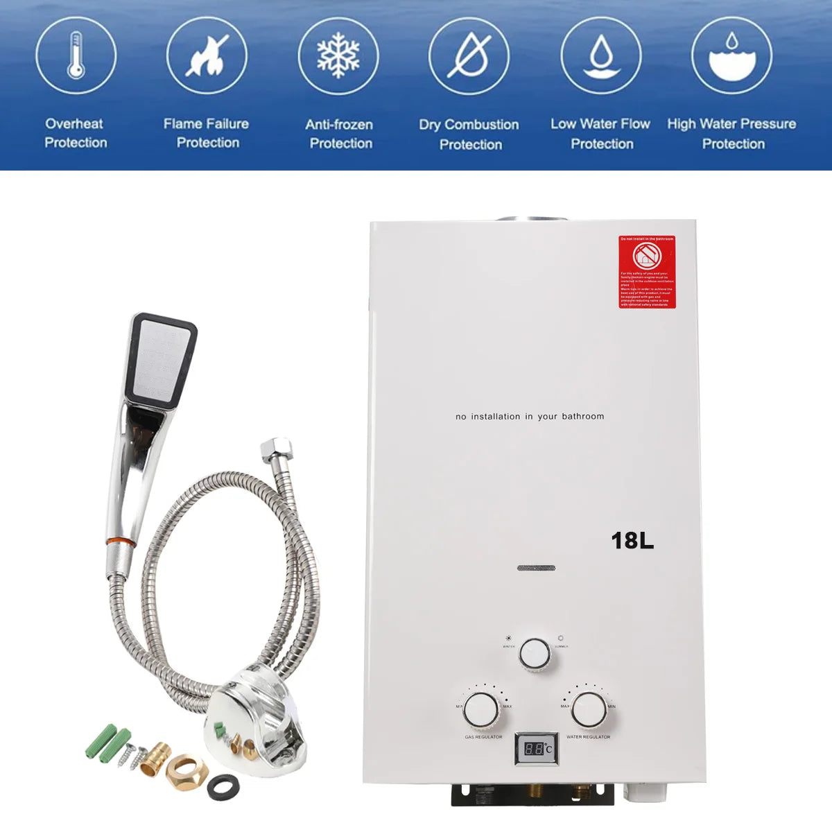 Water Heater Instant Gas Water Heater Propane Gas