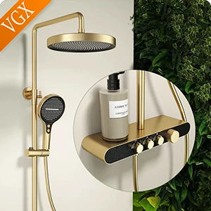 Vgx Shower System Gold Bathroom Shower Head Luxury