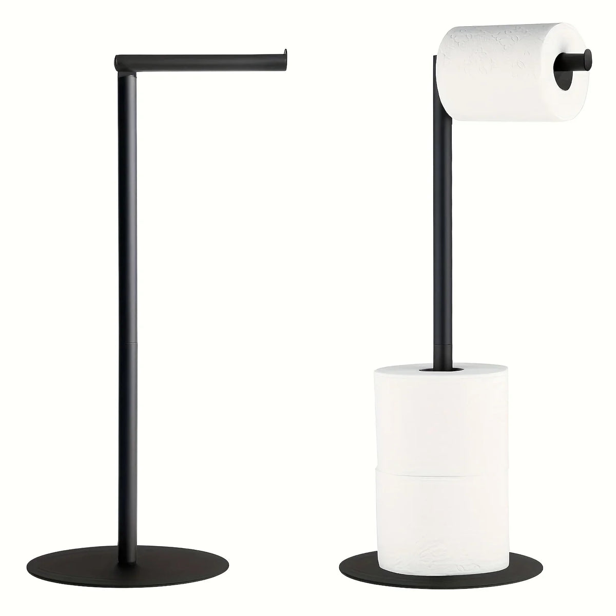 Standing Toilet Paper Holder 201 Stainless Steel Punch