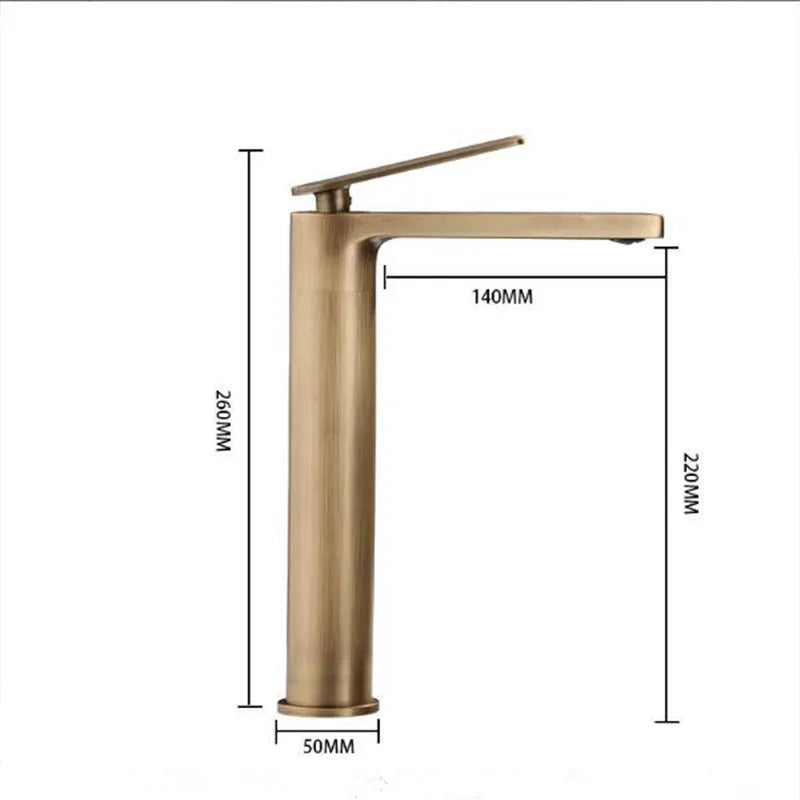 Basin Faucets Antique Bronze Bathroom Faucet & Cold