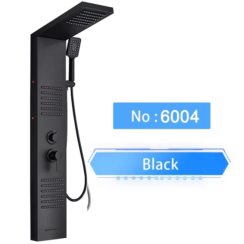 Led Shower Panel Digital Display Shower Faucet System