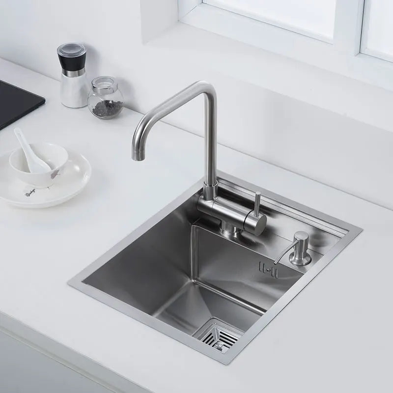 304 Stainless Steel Sink Island Bar Brushed Finish