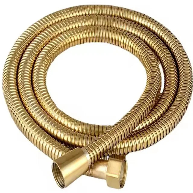High Pressure Shower Head Hose Holder Gold Modes