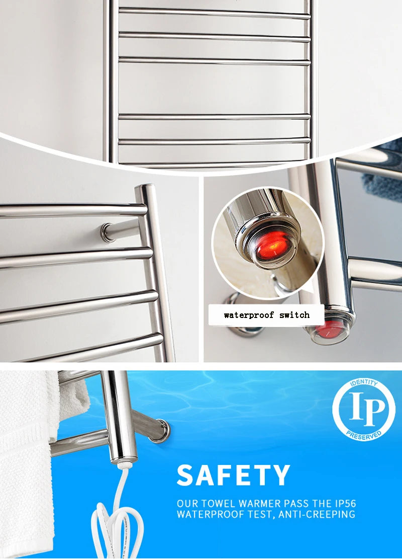 Electric Towel Rack 304 Stainless Steel 45 Constant