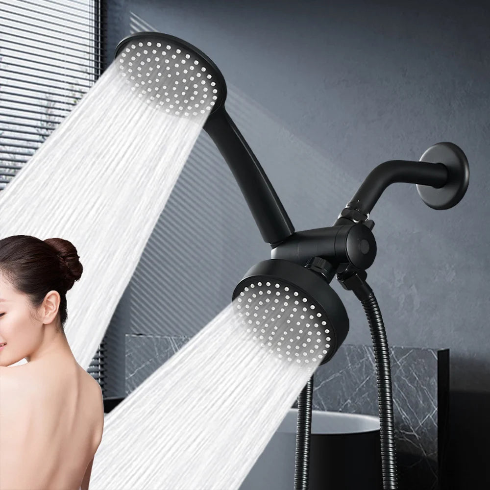 In1 Handheld Shower Bracket Three-Way Water Distributor &