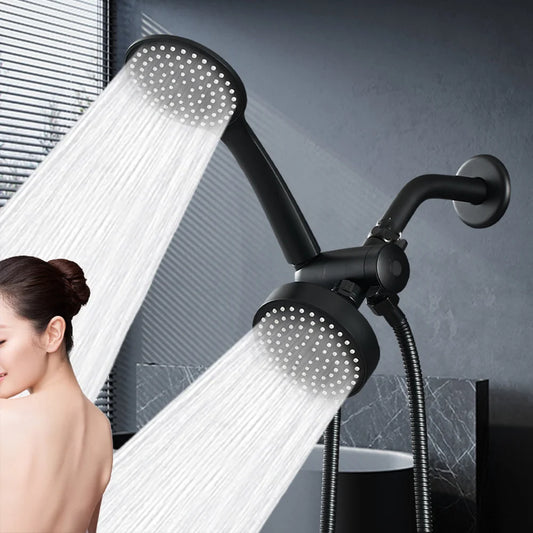 In1 Handheld Shower Bracket Three-Way Water Distributor &