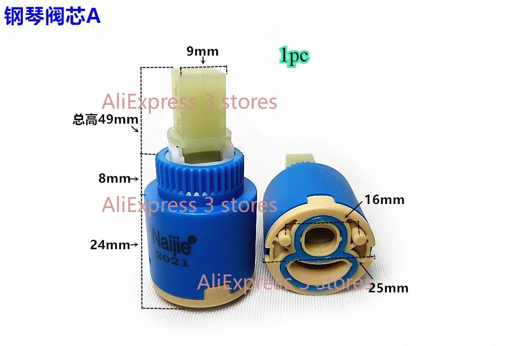 1pcs 28mm/35mm/40mm Water Mixer Tap Faucet Cartridge Ceramic