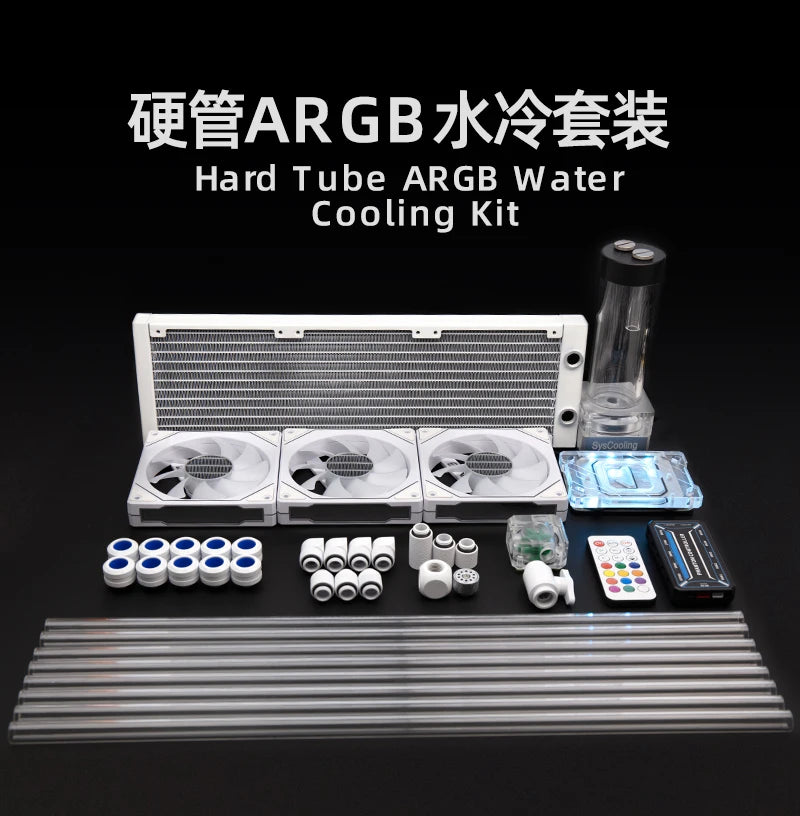 Syscooling Diy Pc Water Liquid Cooling Fan Kit