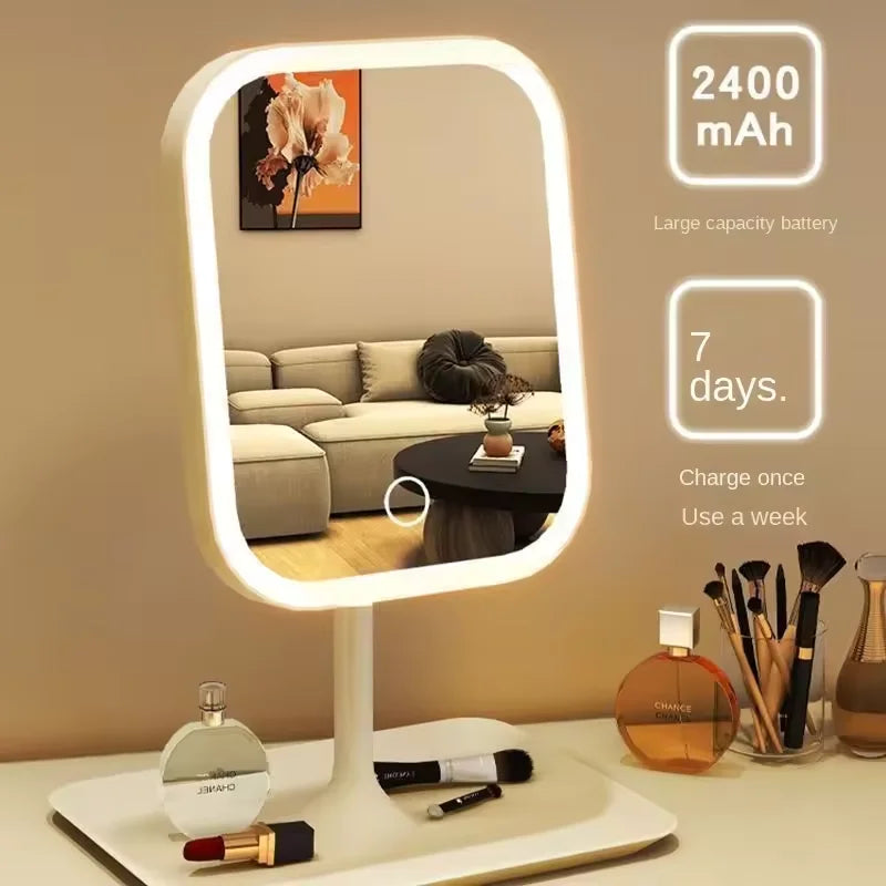 Desktop Vanity Mirror Led Makeup Mirror Colors Light