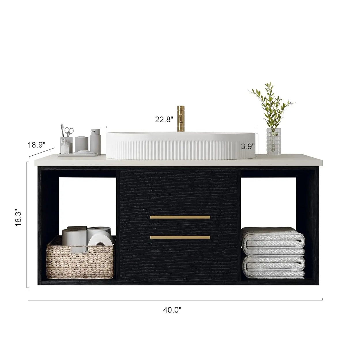 40 Modern Floating Bathroom Vanity Premium Aaa Grade