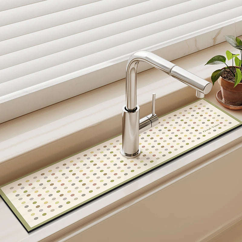 Classic Diotomite Sink Faucet Table Mat Toilet Drain