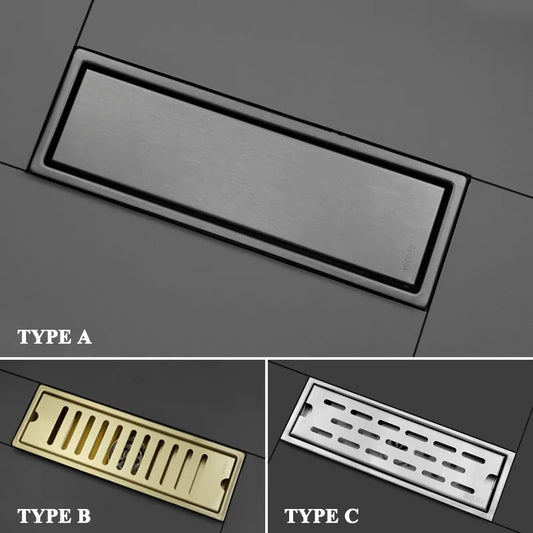 Brushed Rose Gold Floor Drain Sus304 Floor Conceal