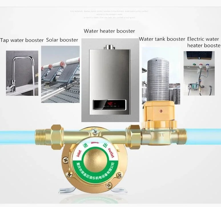 220v Booster Pump Mute Tap Water Pipeline/Heater Automatic