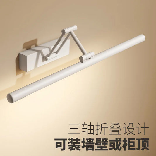 Modern Bathroom Mirror Wall Lamp Foldable Black/White Bedroom