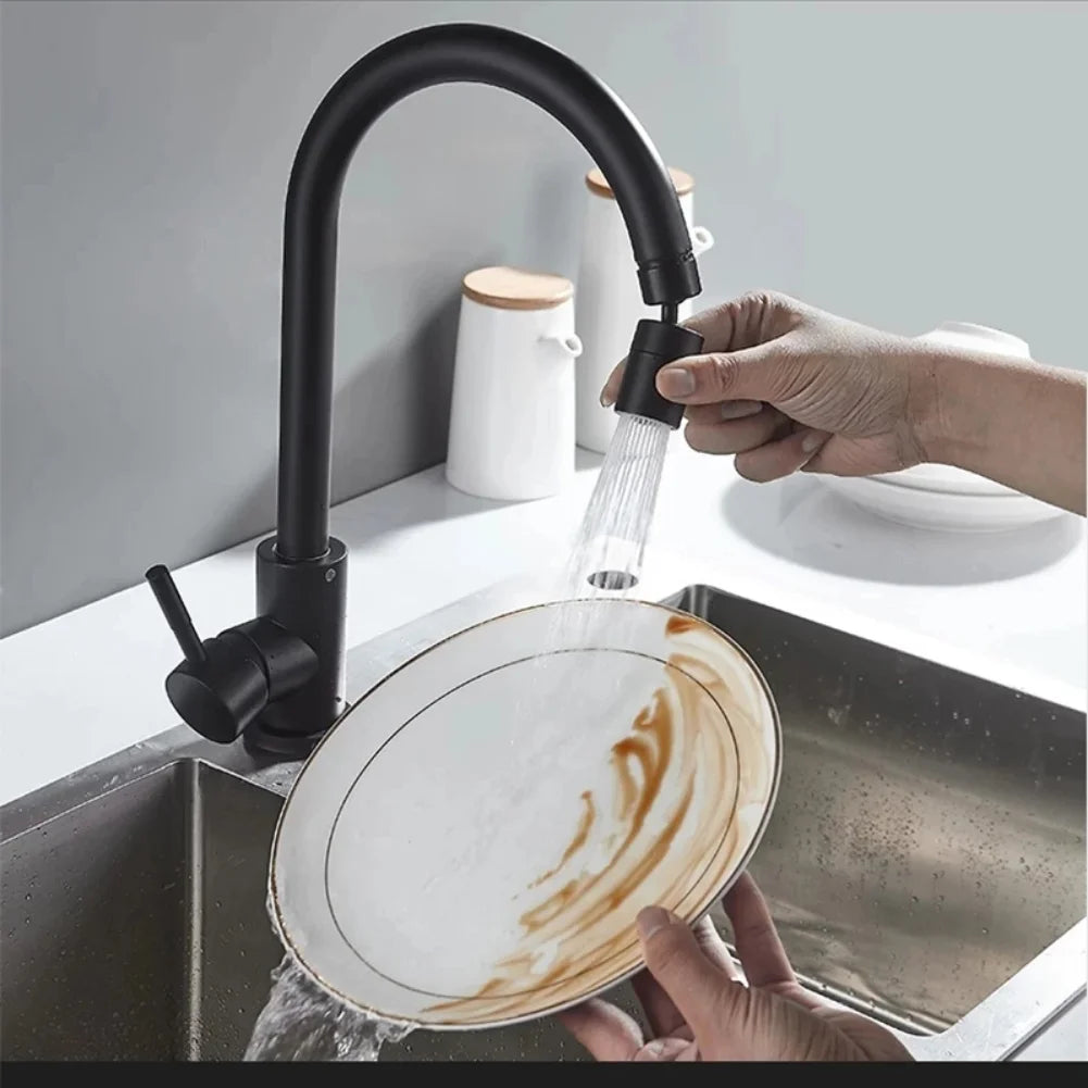360 Rotary Faucet Spray Head Filter Washbasin Splash