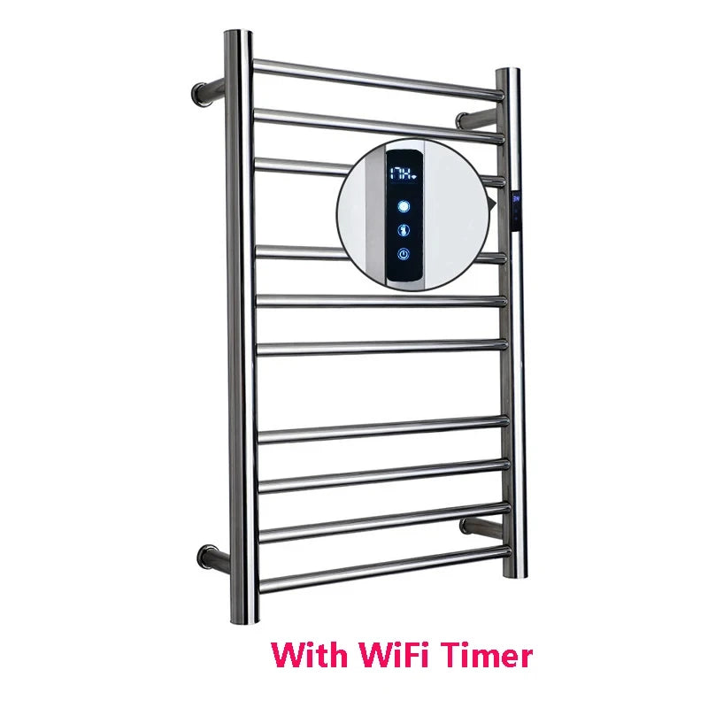Electric Towel Rack 304 Stainless Steel Temperature&Time Control