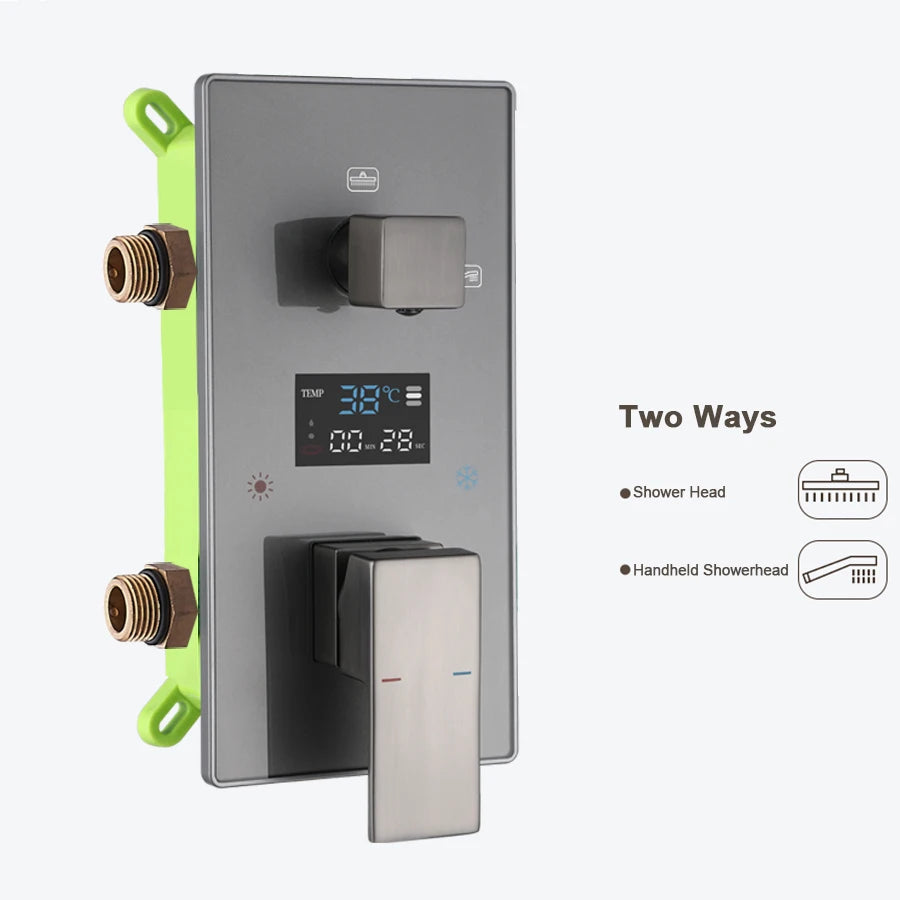 Digital Wall Mounted Shower Mixer Valve 2/3 Way