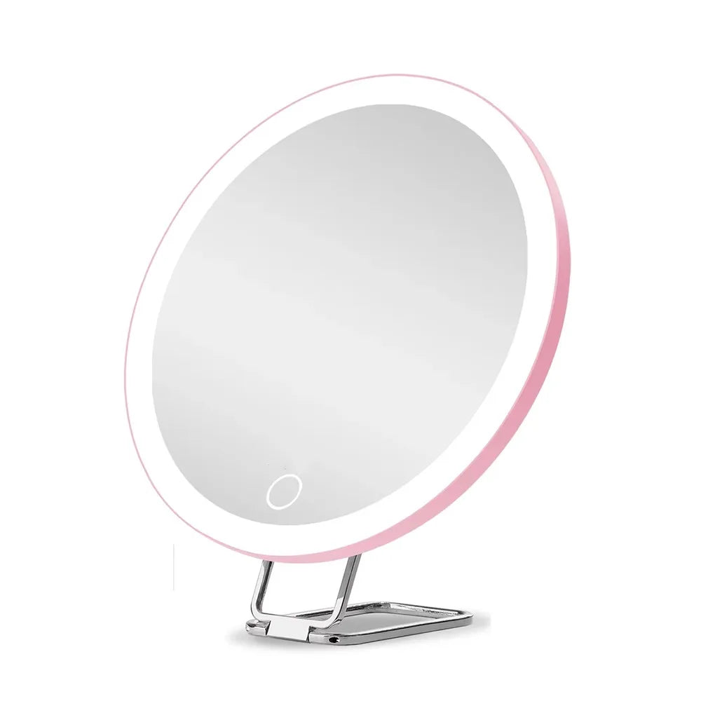 360 Adjustable Stand Magnifying Mirror Light High-Definition
