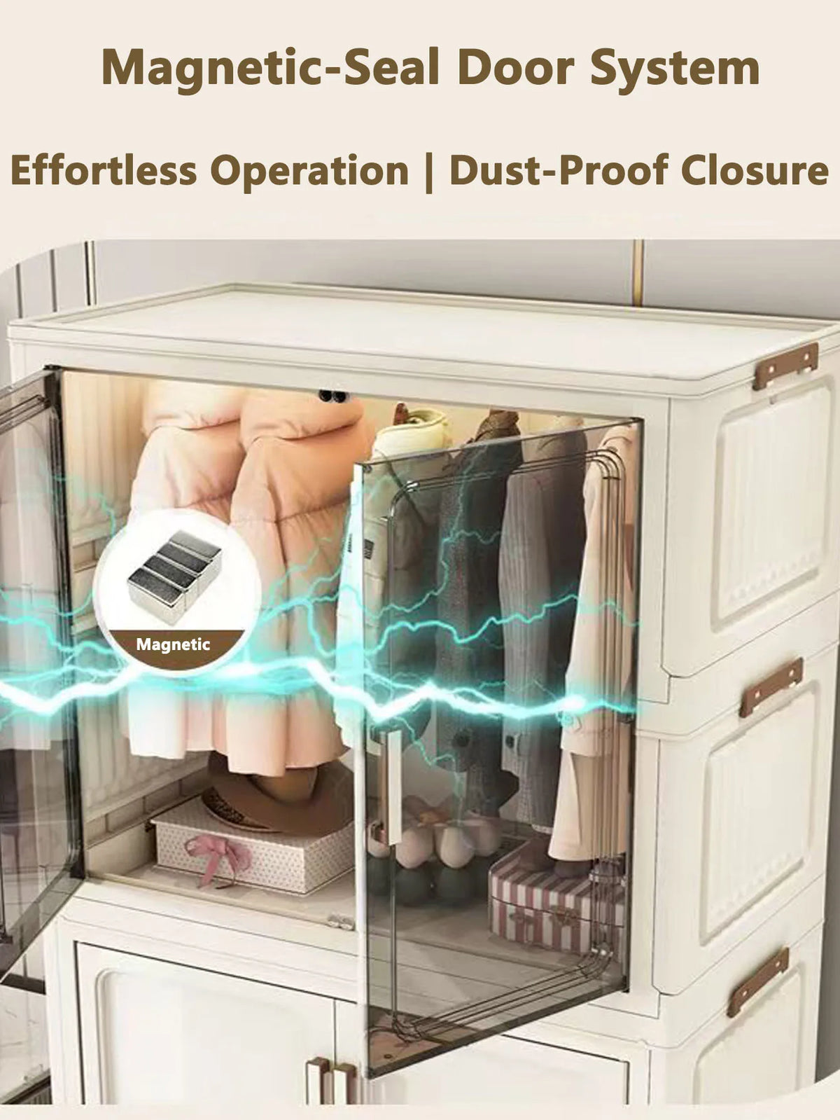 Multi-Functional Folding Storage Cabinet Office Bathroom
