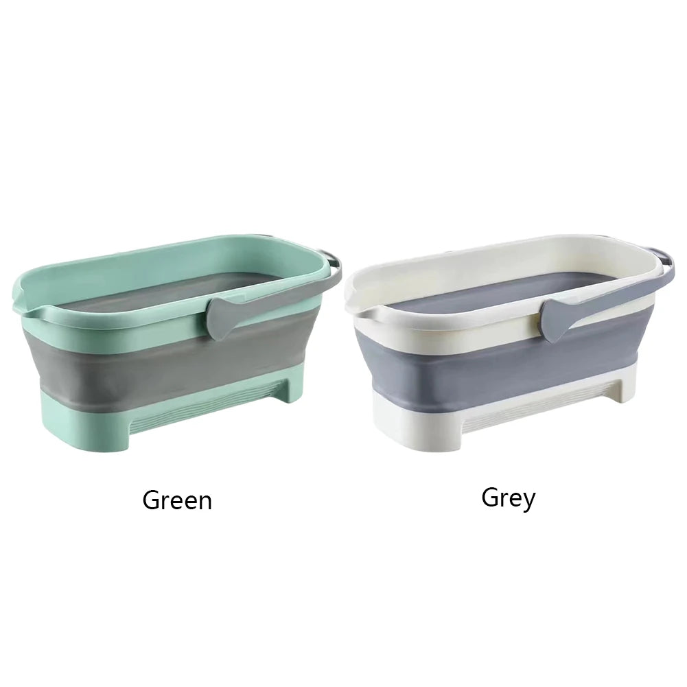 Collapsible Bucket Folding Bucket Car Wash Basin Silicone