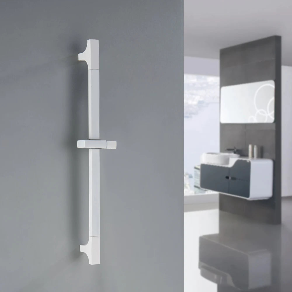 Wall Mounted Adjustable Slide Shower Bar Bathroom Shower