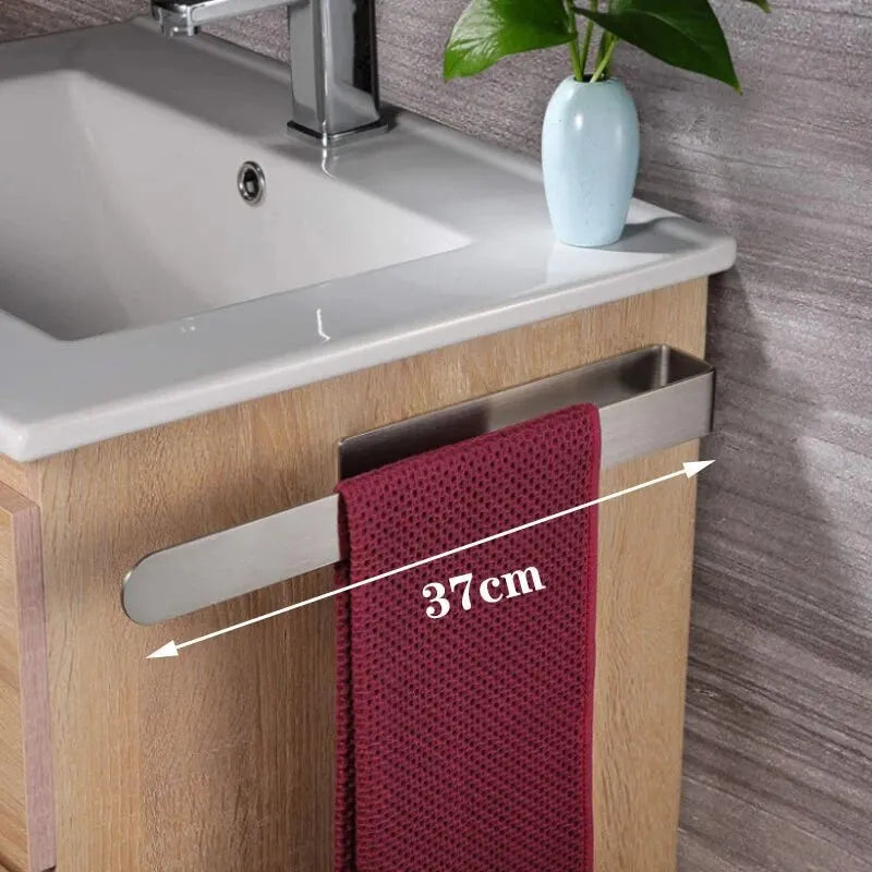 Towel Rack Non-Punched Towel Rack Bathroom Rack Self-Adhesive